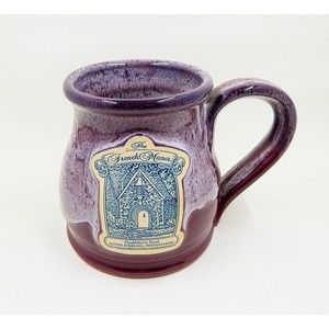 Deneen Pottery The French Manor Pennsylvania Drip Glaze Wine Burgandy